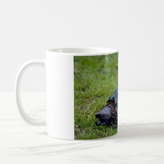 Alligatorreißende Schildkröte Kaffeetasse (Links)