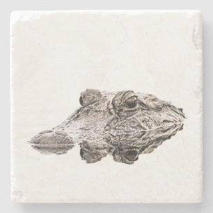 AlligatorsteinUntersetzer Steinuntersetzer