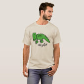 AlligatorStrichmännchen T-Shirt (Vorne ganz)