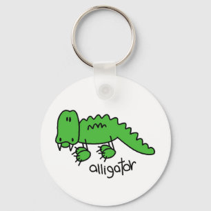 Alligatort-shirts und -geschenke schlüsselanhänger