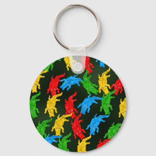 Alligatortapete Schlüsselanhänger