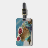 Alligatortragende Sonnenbrille-Gepäckanhänger Gepäckanhänger (Vorderseite vertikal)