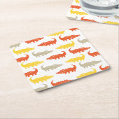 AlligatorUntersetzer Rechteckiger Pappuntersetzer (angewinkelt)