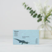 AlligatorVisitenkarte Visitenkarte (Stehend Vorderseite)