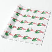 AlligatorweihnachtsPackpapier Geschenkpapier (Ungerollt)