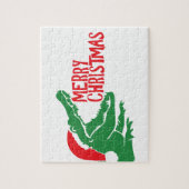 Alligatorweihnachtspuzzlespiel Puzzle (Vertikal)