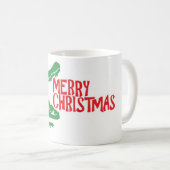 AlligatorweihnachtsTasse Kaffeetasse (VorderseiteRechts)
