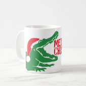 AlligatorweihnachtsTasse Kaffeetasse (Vorderseite Links)