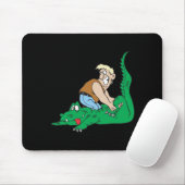 AlligatorWrestling 3 Mousepad (Mit Mouse)