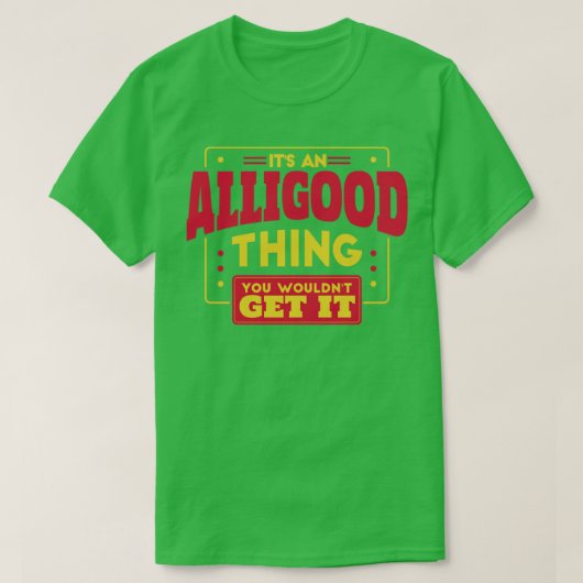 Alligood T-Shirt (Design vorne)