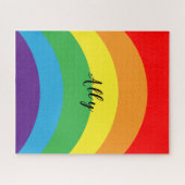 Alliiert für Rainbow-LGBT Puzzle (Horizontal)