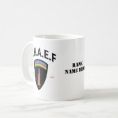 Alliierte Expeditionstruppe am obersten Amtssitz Kaffeetasse (Vorderseite Links)