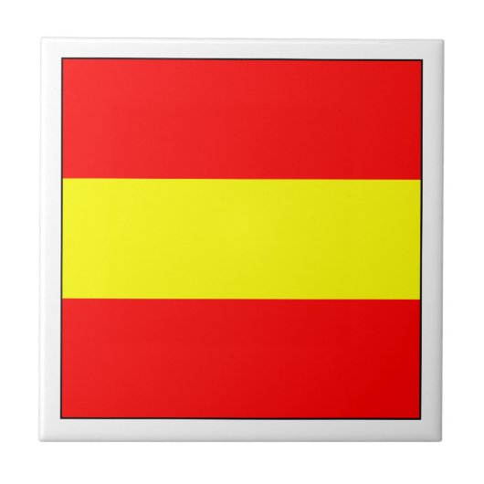 Alliierte Flagge Nummer 1 Fliese (Vorderseite)