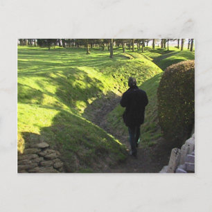 Alliierte Schützengräben im Neufundland Park in de Postkarte