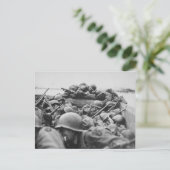 Alliierte Soldaten des Zweiten Weltkriegs überquer Postkarte (Stehend Vorderseite)