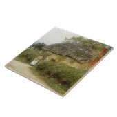 Allingham Eine Hütte mit Sonnenblumen am Peaslake Fliese (Seite)