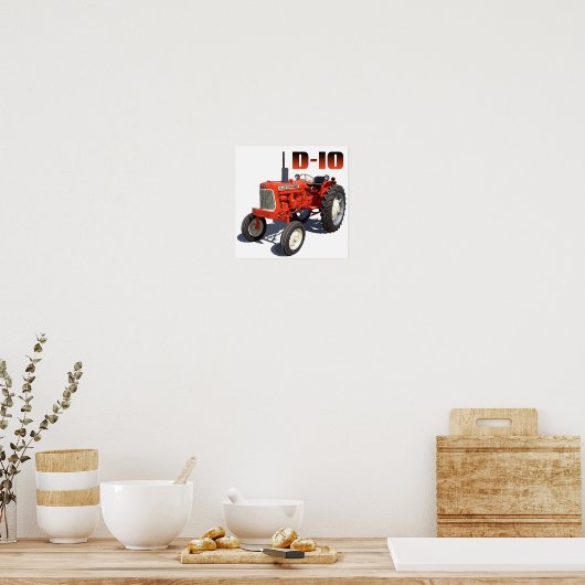 Allis Chalmers D-10 Traktor Poster (Küche)