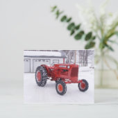 Allis Chalmers D-17 Postkarte (Stehend Vorderseite)
