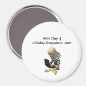 Alli's Day Magnet (Vorderseite/Rückseite)