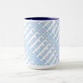 Allison Blue Style 15 oz Ringer Tasse (Zentrum)