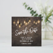 Allison & Gary V1 Save The Date (Stehend Vorderseite)