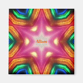 ALLISON ~ Gleaming Abstrakt ~ Personalisiert ~ Magnet