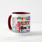 Allison-Kaffee-Tasse Tasse (Vorderseite Links)