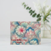 ALLISON ~ MUTTER'S Day ~ Sweet pastel ~ Postkarte (Stehend Vorderseite)