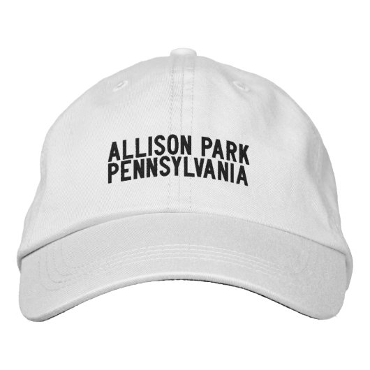 ALLISON PARK Pennsylvania Hat Bestickte Baseballkappe (Vorderseite)