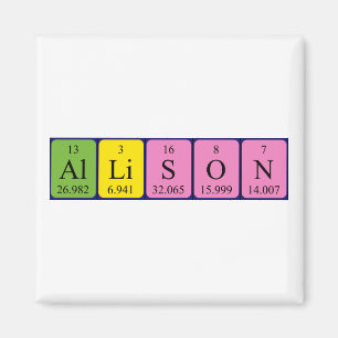 Allison Periodenmagnet Magnet