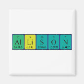 Allison Periodenmagnet Magnet (Vorne)