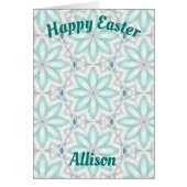ALLISON ~ Personalisierte Osterkartenmuster ~ (Vorne)