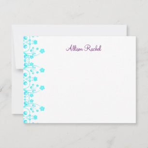 Allison Rachel Blume & Pearls Vielen Dank Mitteilungskarte