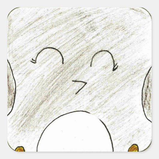 Allison: Square Sticker (Vorderseite)