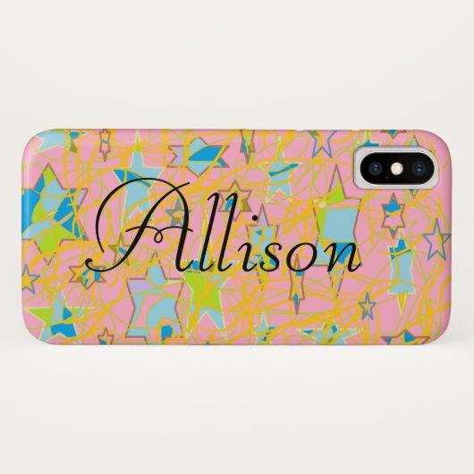 Allison von verwaistem schwarzem, abstraktem Case-Mate iPhone hülle (Rückseite (Horizontal))