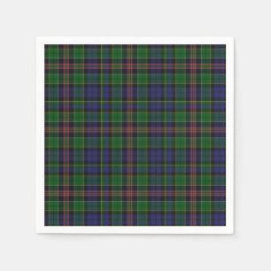 Allisontartan-karierte Papierservietten