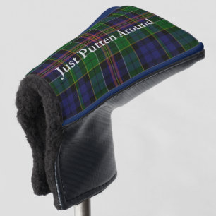 Allisontartan-karierte Putter-Abdeckung Golf Headcover