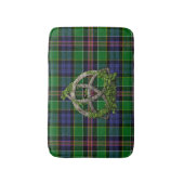 AllisonTartan und keltischer Dreiheits-Knoten Badematte (Vorderseite Vertikal)