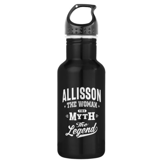Allisson Personalisiert Name Birthday Gift Edelstahlflasche (Vorderseite)