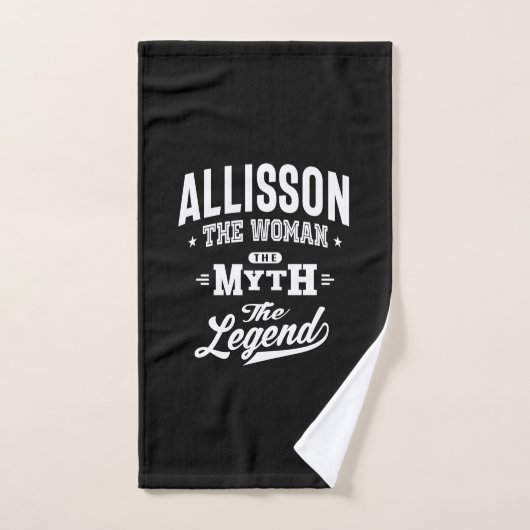 Allisson Personalisiert Name Birthday Gift Handtuch (Handtuch)
