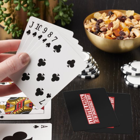 Alliteration lustiges kreatives Schreiben Spielkarten (In Situ)