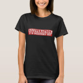 Alliteration lustiges kreatives Schreiben T-Shirt (Vorderseite)