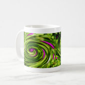 Allium Abstrakt Coffee Tasse (Vorderseite Links)