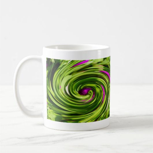 Allium Abstrakt Coffee Tasse (Links)