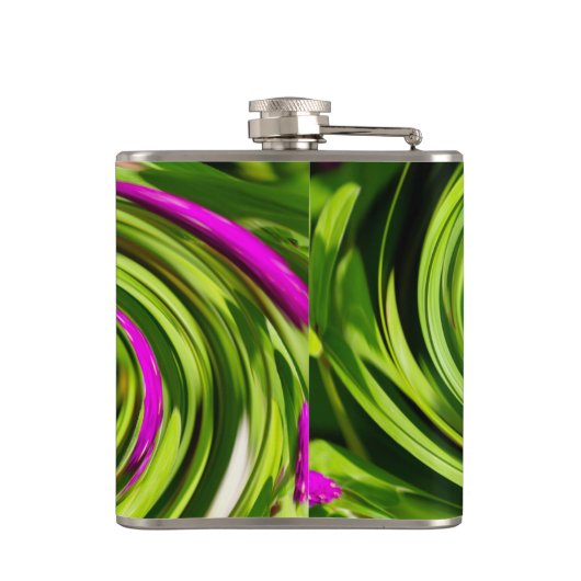 Allium Abstrakt Flachmann (Rückseite)