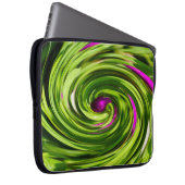 Allium Abstrakt Laptopschutzhülle (Vorne Rechts)