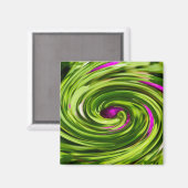 Allium Abstrakt Magnet (Vorderseite/Rückseite)