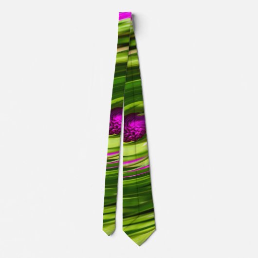 Allium Abstrakt Neck Tie Krawatte (Rückseite)