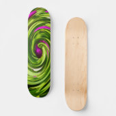 Allium Abstrakt Skateboard (Vorderseite)