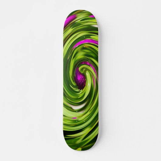 Allium Abstrakt Skateboard (Vorne)